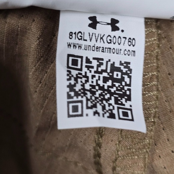 Under Armour Pants Men 36 Brown Loose Heat Gear Lightweight Unhemmed Office Golf - Picture 6 of 14